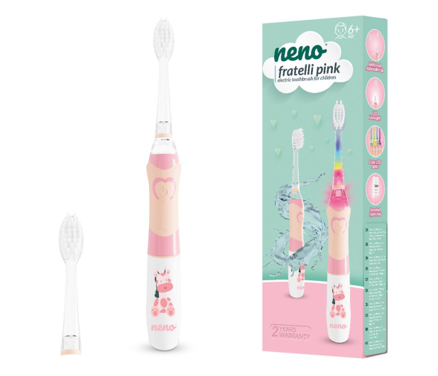 Neno Fratelli Pink - Elektryczna szczoteczka dla dzieci - 1163698 - zdjęcie